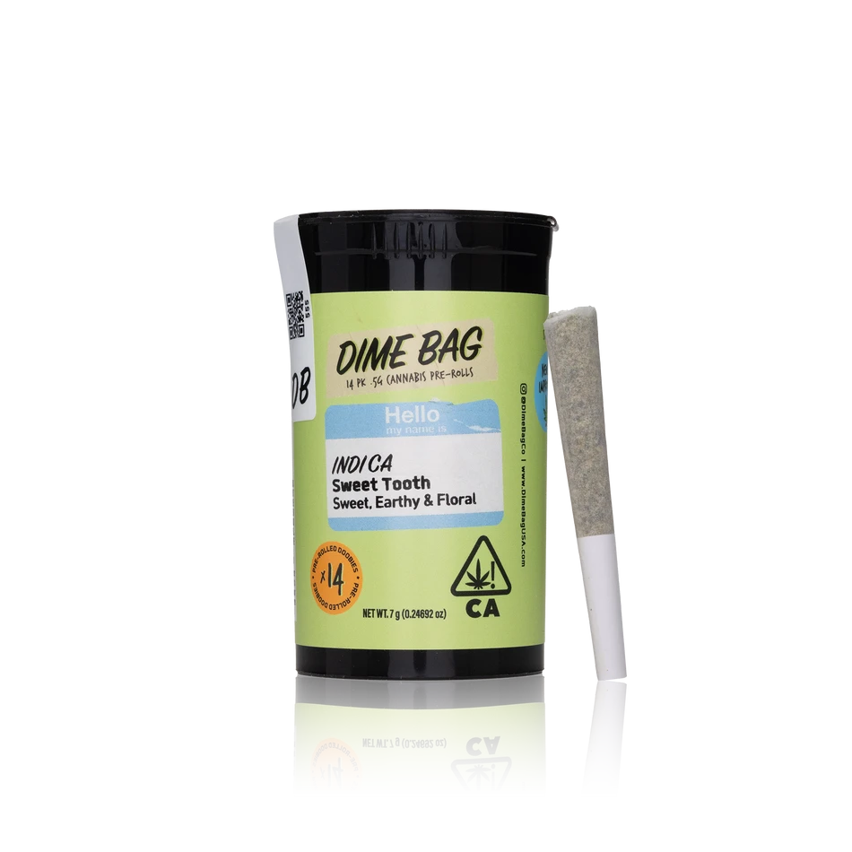 db2_9c881c11-46b5-41c9-947e-71a1c01490b7.png Dime Bag 14 Pack Pre-Rolls - Image 1